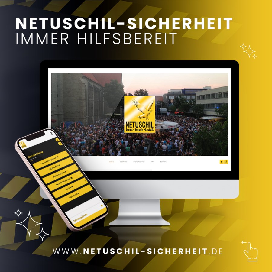 Netuschil-Sicherheit — Brand-Tile