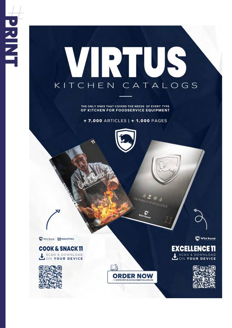 Virtus Kitchen Catalogs — Print-Produktion zweier umfangreicher Produktkataloge